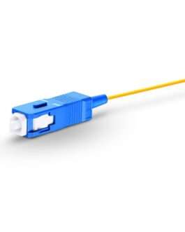 Fiber Optic Pigtail 1.5M SC UPC Simplex Single Mode PVC (OFNR) 0.9mm